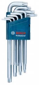 Bosch Alyan Anahtar Takımı Torx 9 parça 1.600.A01.TH4 ürün görseli 1