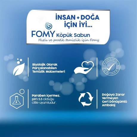 FOMY Classic Köpük Sabun 500 ml - Resim 4