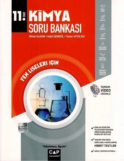 11. Sınıf Fen Lisesi Kimya Soru Bankası Çap Yayınları ürün görseli 1
