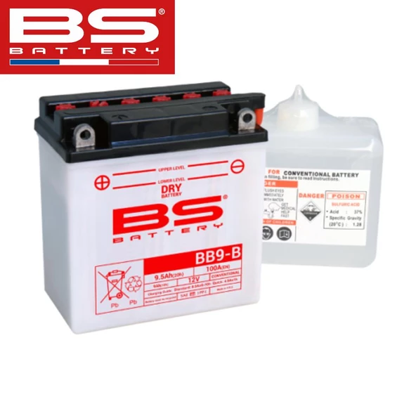 Bs Bb9-b (Dry) 1999-2016 Piaggio Typhoon 125 Uyumlu Akü ürün görseli 1