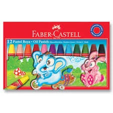 FABER CASTELL 12 Lİ KARTON KUTU PASTEL BOYA ürün görseli 1