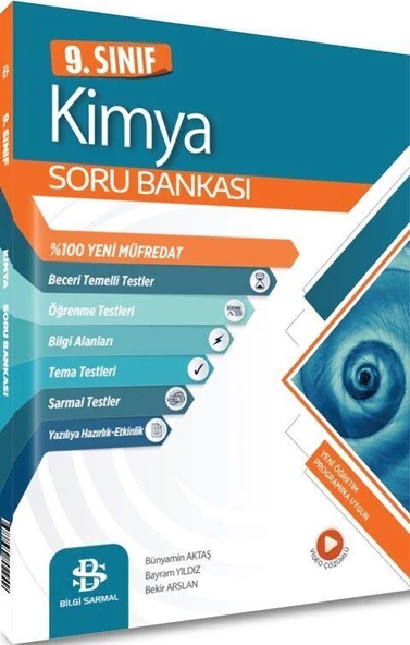 9. Sınıf Kimya Soru Bankası Bilgi Sarmal Yayınları ürün görseli 1