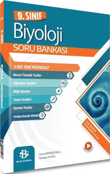 9. Sınıf Biyoloji Soru Bankası Bilgi Sarmal Yayınları ürün görseli 1