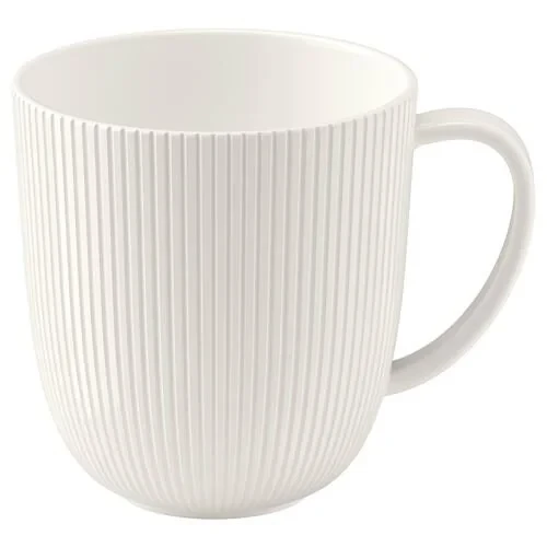 IKEA Ofantlıgt 9 Cm Beyaz Kupa Fincan Feldispat Porselen ürün görseli 1