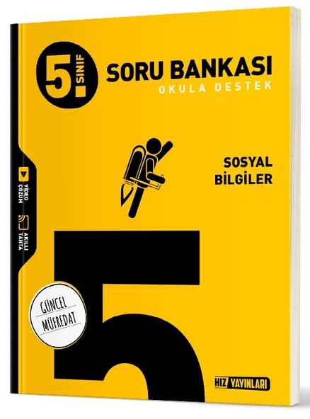 Hız Yayınları 2025 5. Sınıf Sosyal Bilgiler Soru Bankası Yeni Müfredat ürün görseli 1