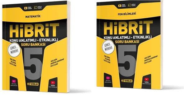 Hız 2025 5. Sınıf Matematik + Fen Bilimleri Hibrit - Konu Seti 2 Kitap ürün görseli 1