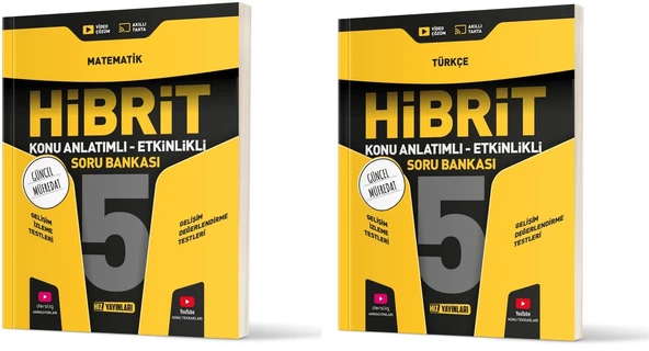 Hız 2025 5. Sınıf Matematik + Türkçe Hibrit - Konu Seti 2 Kitap ürün görseli 1