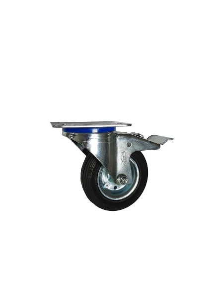 TEKER 100X30 DÖNER FRENLİ İSKELE TEKERİ ürün görseli 1
