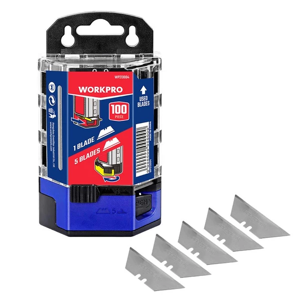 WORKPRO WP213004 100’Lü Rötuş Maket Bıçağı Yedeği ürün görseli 1
