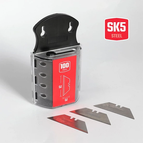 WORKPRO WP213003 100’Lü Rötuş Maket Bıçağı Yedeği ürün görseli 1