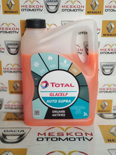 Total Glacelf Auto Supra Antifriz 3 Litre Üretim Ağustos 2023 ürün görseli 1