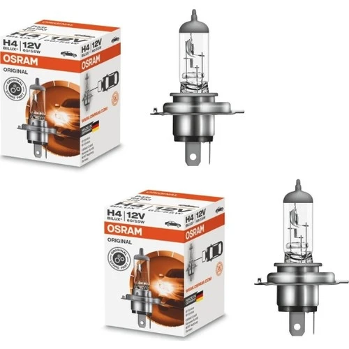 Osram H4 12V 60 55W Far Ampülü 2 Adet Almanya Üretimi ürün görseli 1