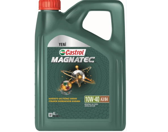 Castrol MAGNATEC 10W-40 A3 / B4 Yarı Sentetik Motor Yağı 4 L ürün görseli 1