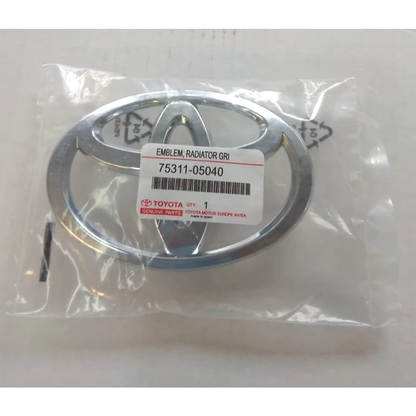 Toyota Corolla (13-19) Ön Panjur Logo/Arma [Orjınal] (7531105040) ürün görseli 1