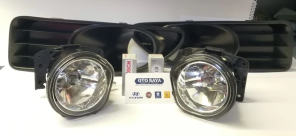 Sis Farı Takımı / Seti Fiat Linea (2007-2011) Sıyah Çerçeveli ürün görseli 1
