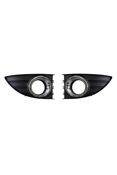 Renault Fluence Sis Farı Kapağı Çerçevesi Sağ Sol Takımı Kromlu ürün görseli 1
