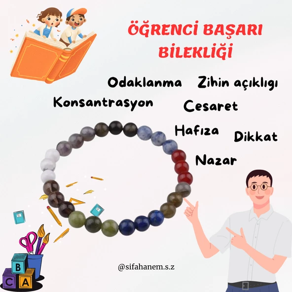 Doğaltaş Öğrenci Başarı Bilekliği ürün görseli 1