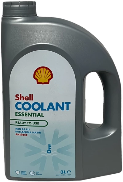 Shell Coolant Essential 4 Mevsimlik Mavi Antifriz 3 Litre ürün görseli 1
