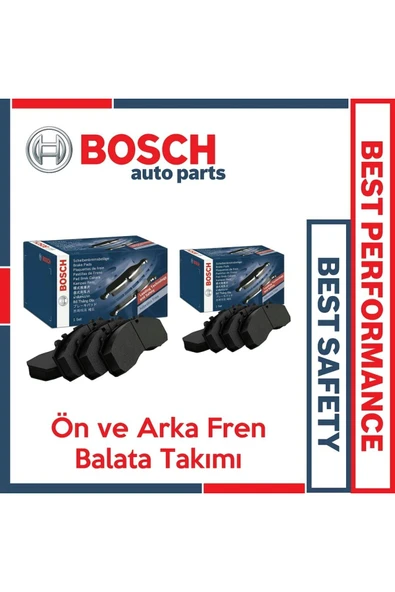 Honda Civic Fc5 2017-2021 Bosch Ön ve Arka Fren Balata Takımı ürün görseli 1
