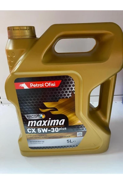 PETROL OFİSİ CX 5W-30 5 LT C3 MOTOR YAĞI ÜRETİM TARİHİ 2023 ürün görseli 1