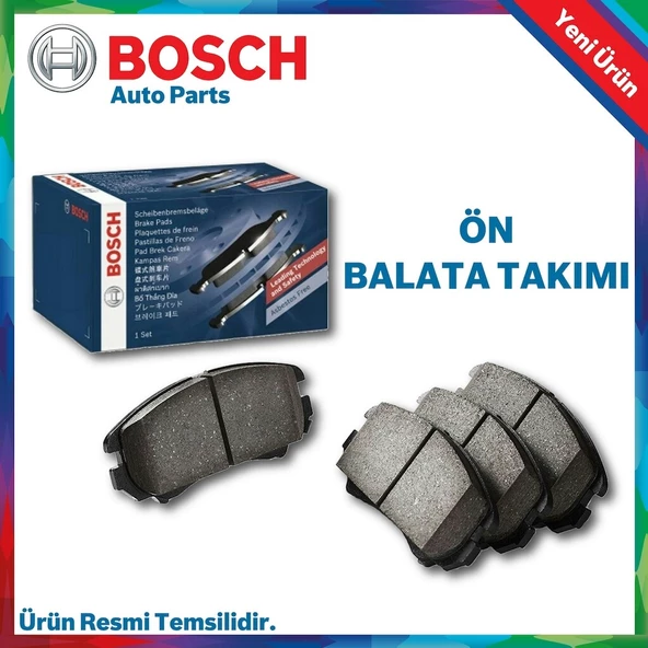 Peugeot 301 C-Elysee Bosch Ön Fren Balata Takımı ürün görseli 1