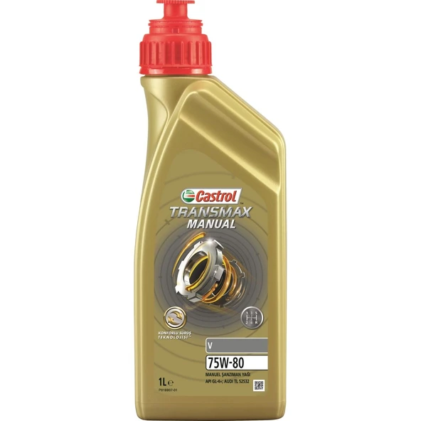 Castrol Transmax Manual V 75W-80 Şanzıman Yağı 1 L ürün görseli 1