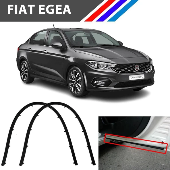 Nvr Fiat Egea Sedan Ön Kapı Çerçeve Altı Sızdırmazlık Fitili 2 Adetli Set ürün görseli 1