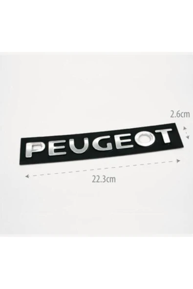 PEUGEOT YAZISI 307 407 306 UYUMLU 2001 SONRASI KASALAR ICIN ürün görseli 1