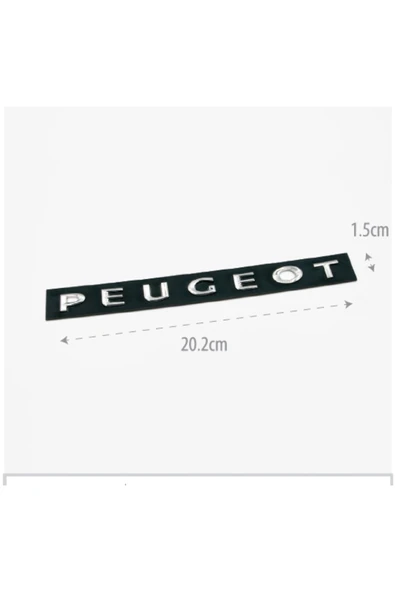 Peugeot Bagaj Yazı ( 3008-5008) 2009 ve 2016 Arası Modeller İçin Uyumlu ürün görseli 1