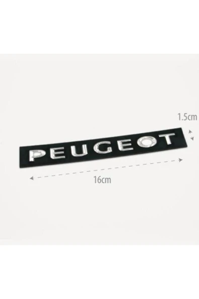 PEUGEOT ARKA BAGAJ YAZISI 301 VE 508  Uyumlu KASALAR ICIN UYGUNUR ürün görseli 1