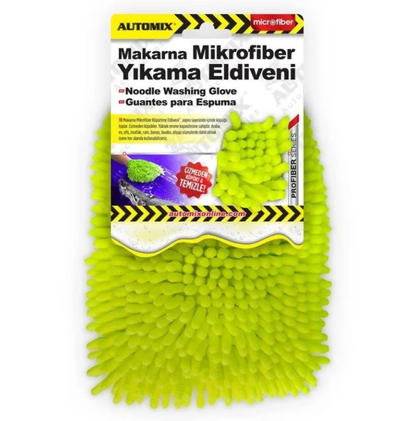 Automix Makarna Mikrofiber Yıkama Eldiveni ürün görseli 1