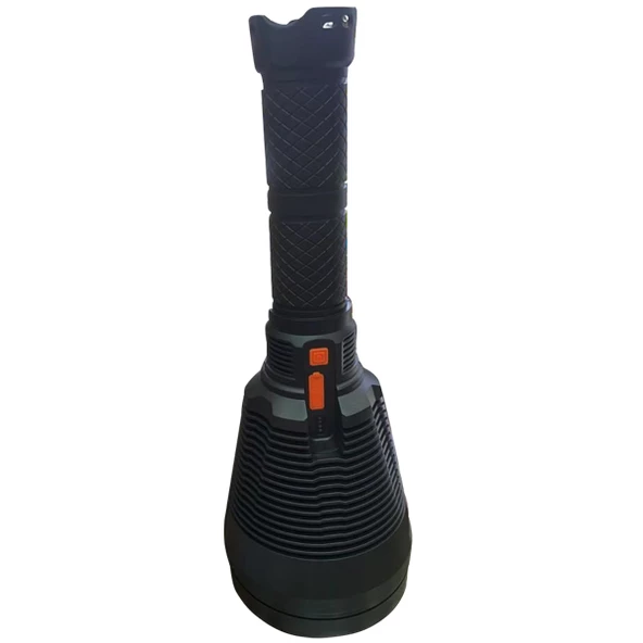 Powermaster W5118 Süper Parlak Pilli Şarjlı 4 Farklı Mod Seçenekli Battal Boy El Feneri ürün görseli 1