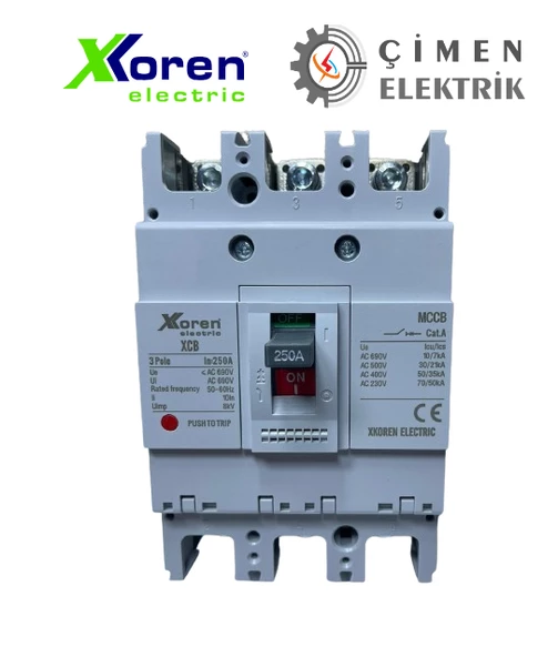 XKoren XCB 253S 250S 3x250 50ka Kompakt Şalter ürün görseli 1