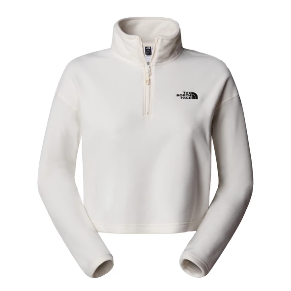 The North Face Kadın 100 GLACIER CROPPED YARIM FERMUAR POLAR NF0A855N4HP1 ürün görseli 1