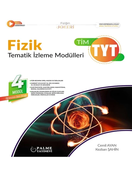 Palme Yayıncılık TYT Tim Joker Fizik Tematik İzleme Modülleri ürün görseli 1