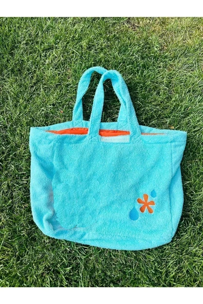 Arko Suncare Havlu Kol ve Plaj Çantası Türkuaz ürün görseli 1