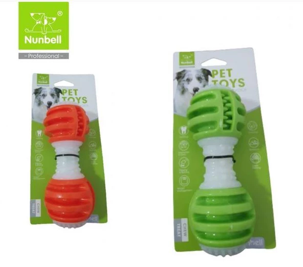 Nunbell Köpek Oyuncak Sesli Kemik Halter ürün görseli 1