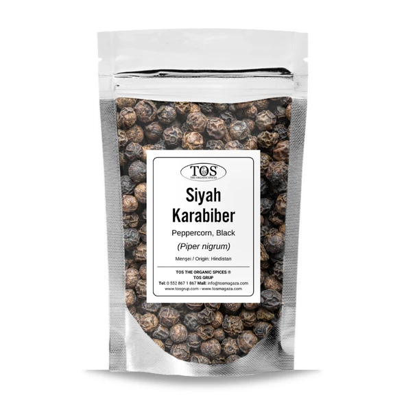 Siyah Karabiber Bütün 500 gr (1. Kalite) Piper nigrum ürün görseli 1
