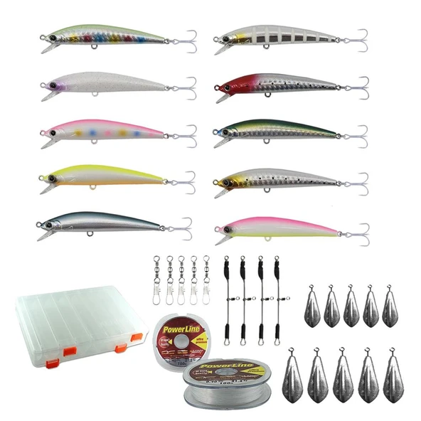 Yek Outdoor Palamut Çinekop Levrek Lüfer Rapala Yem Seti ürün görseli 1