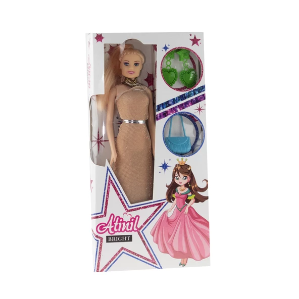 Manken Bebek Prenses Atinil Bebek26 CM ürün görseli 1