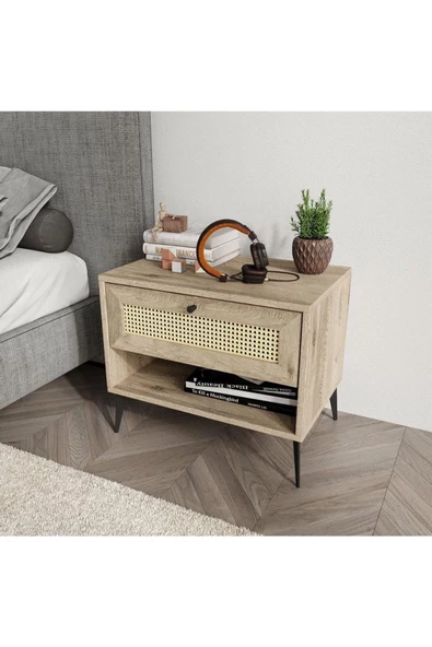 ROSEPAL Diamond Tek Çekmeceli Komodin - Resim 5