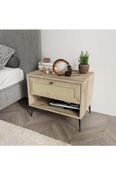 ROSEPAL Diamond Tek Çekmeceli Komodin - Resim 3