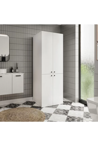 ROSEPAL Savana Large Çamaşır Ve Kurutma Makinası Dolabı ürün görseli 1
