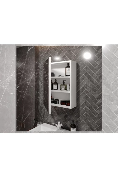ROSEPAL Banyo Tuvalet Aynalı Dolap - Resim 2