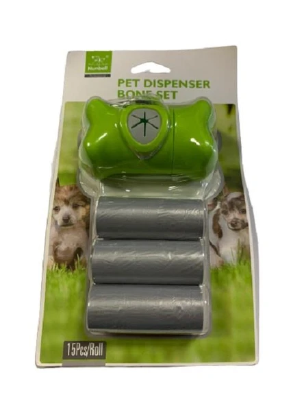 Nunbell 3 Rulo Poşetli Köpek Dışkı Aparatı ürün görseli 1