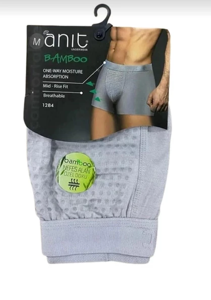 ANIT 1284 ERKEK NEFES ALAN BAMBU BOXER 6 ADET - Resim 4