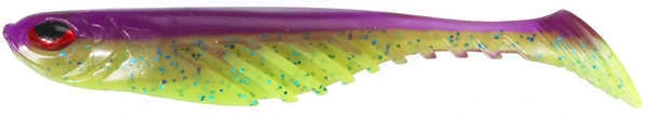 Berkley Powerbait Ripple Shad Sahte Balığı  PURPLE CHARTREUSE 7CM-25LI ürün görseli 1