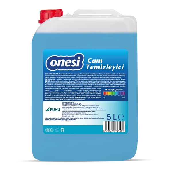 ONESİ CAM TEMİZLEYİCİ 5 LT ürün görseli 1