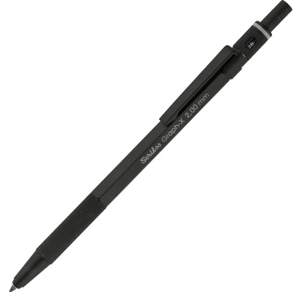 Scrİkss Versatil Kalem Graph-X Metal 2 Mm Siyah ürün görseli 1