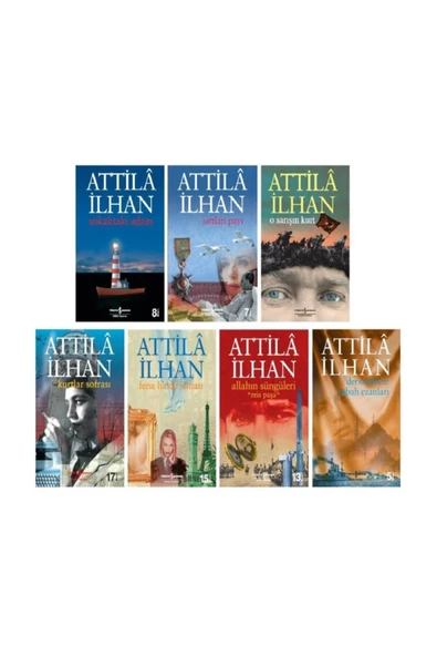 Atilla Ilhan Romanları 7 Kitap Set ürün görseli 1